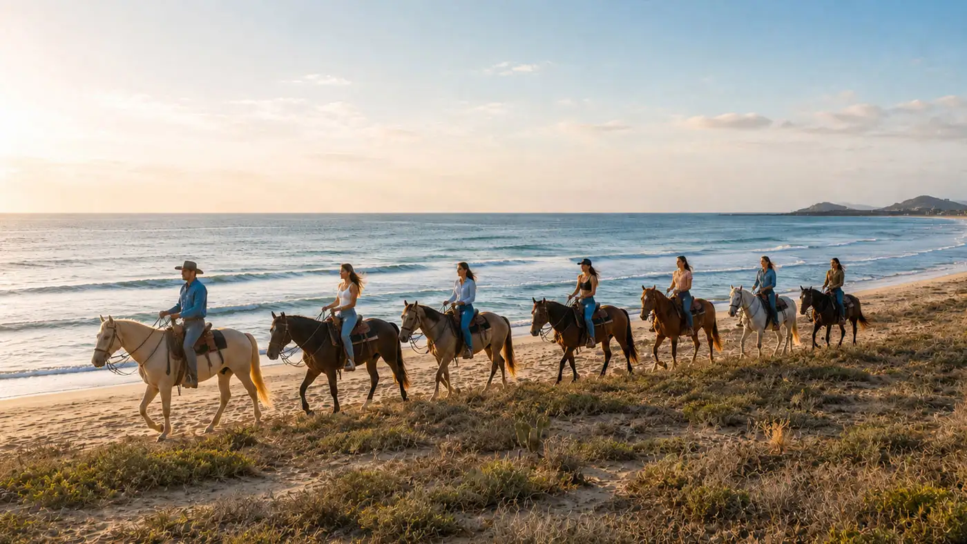 Multi-Day horseback retreat at Cerritos Beach