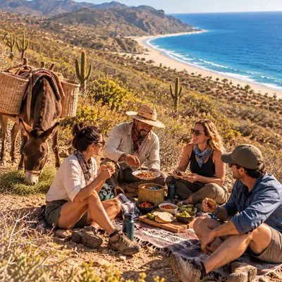 Donkey Tour and Lunch hiking experience