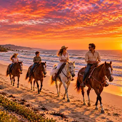 Sunset Deluxe Experience horseback riding in Baja - photo 1