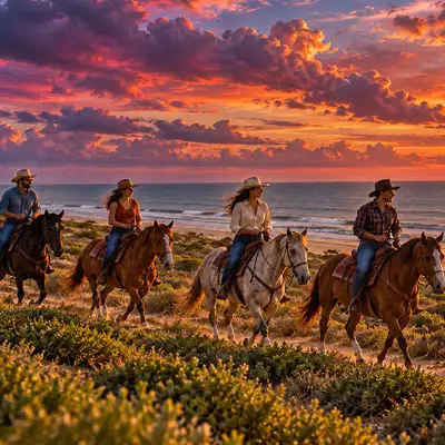 Sunset Deluxe Experience horseback riding in Baja - photo 3